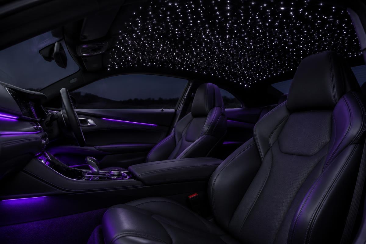 Classic Starlight fiber-optic starlight headliner concept